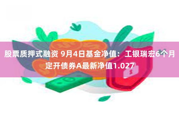 股票质押式融资 9月4日基金净值：工银瑞宏6个月定开债券A最新净值1.027