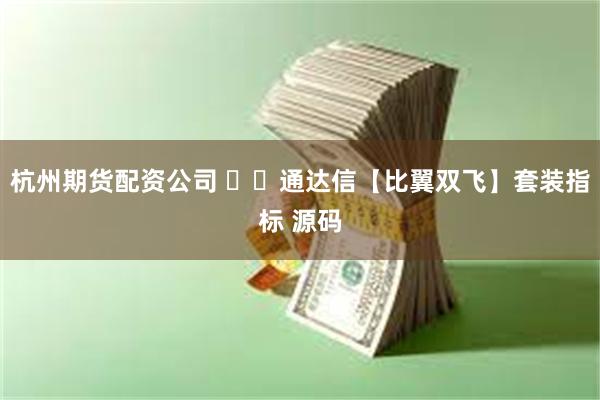 杭州期货配资公司 ​​通达信【比翼双飞】套装指标 源码