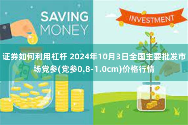 证券如何利用杠杆 2024年10月3日全国主要批发市场党参(党参0.8-1.0cm)价格行情