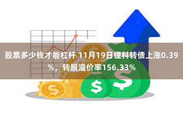 股票多少钱才能杠杆 11月19日锂科转债上涨0.39%，转股溢价率156.33%